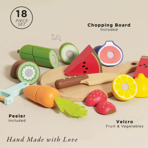 Wooden Chopping Board & Sliceable Play