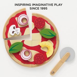 Pizza & Toppings with Slice Cutter